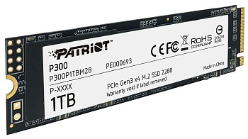 Твердотельный накопитель SSD Patriot P300 M2 2280 PCIe 1TB  (P300P1TBM28)