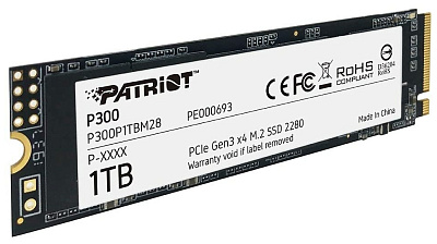 Твердотельный накопитель SSD Patriot P300 M2 2280 PCIe 1TB  (P300P1TBM28)