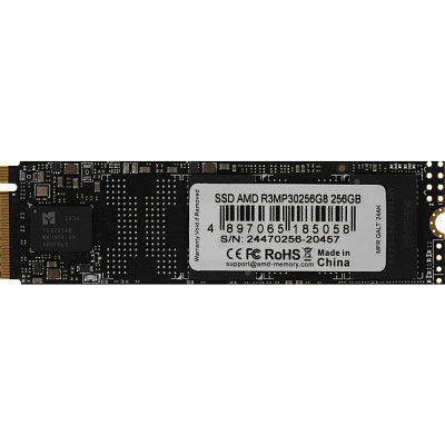 Твердотельный накопитель 256GB SDD AMD RADEON R3 Series M.2 PCIe 3.0 2280 (R3MP30256G8)