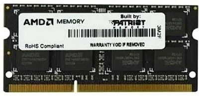 Оперативная память для ноутбука AMD Radeon R3 Value Series 8Gb DDR3 1333MHz (R338G1339S2S-U)