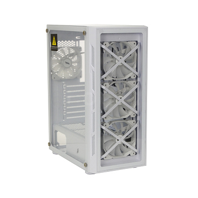 Компьютерный корпус 1STPLAYER FIREBASE XP-G-WH-4F7-W без Б/П (XP-G-WH-4F7-W)