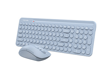 Клавиатура+мышь беспроводная A4tech Fstyler FG3300 Air Blue (FG3300 Air Blue)