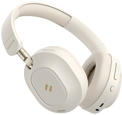 Наушники беспроводные Havit H668BT, Beige (2.0201200329752E+14)
