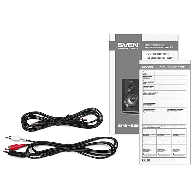 Колонки Sven SPS-625 (2.0) (SPS-625 BLACK)