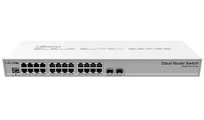 Коммутатор Mikrotik CRS326-24G-2S+RM (CRS326-24G-2S+RM)