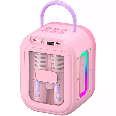 Колонка ttec VocalMate Portable Wireless Child Karaoke Set,Balerina Pink (2BH18BP)