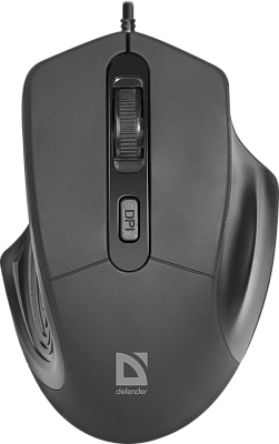 Мышь проводная Defender Datum MB-347 черный (52347)