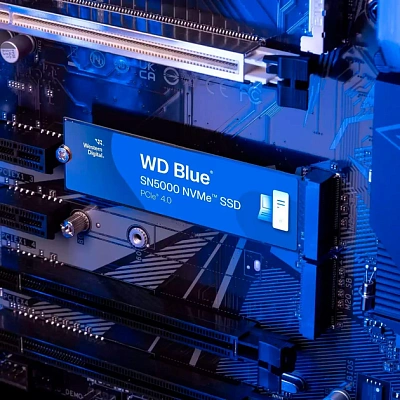 Твердотельный накопитель SSD WD BLUE SN5000 M.2 2280 NVMe 4.0 4000GB (WDS400T4B0E-00BKY0)