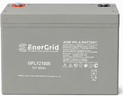 Аккумулятор EnerGrid GPL121000, 12В 100Ач (EnerGrid GPL121000)