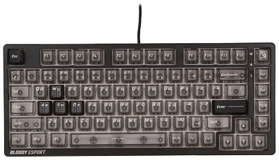 Клавиатура A4Tech Bloody MS76, MS Magnetic Switch - Stellar Black (MS76 STELLAR BLACK)