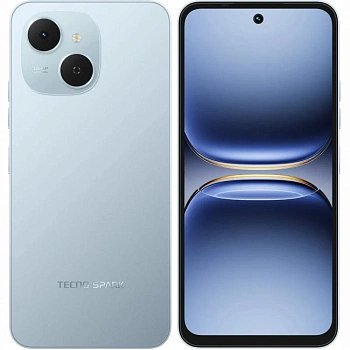 Смартфон Tecno Spark 40C, 8/128GB,Ripple Blue (KM4K RIPPLE BLUE 8/128GB)