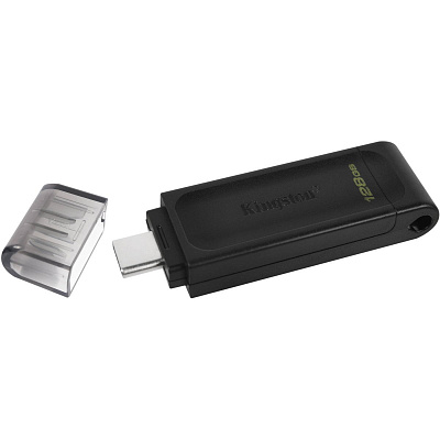 USB Флеш 128GB 3.0 Kingston DT70/128GB черный (DT70/128GB)