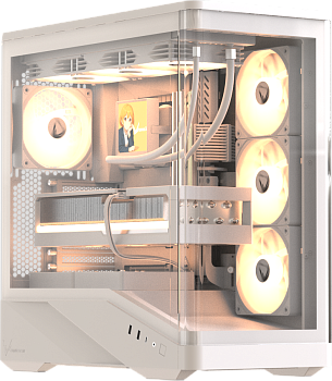 Компьютерный корпус Formula V Crystal U9 PA White (Crystal U9 PA White)