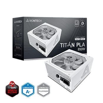 Блок питания Montech  850W, TITAN PLA 850W, Белый (TITAN PLA 850W)