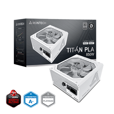 Блок питания Montech  850W, TITAN PLA 850W, Белый (TITAN PLA 850W)