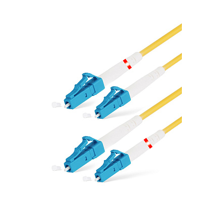 Патч-корд оптический LANMASTER, LSZH, дуплексный, LC/UPC-LC/UPC, SM OS2, 2.0 м (LAN-2LC-2LC/SU-2.0)