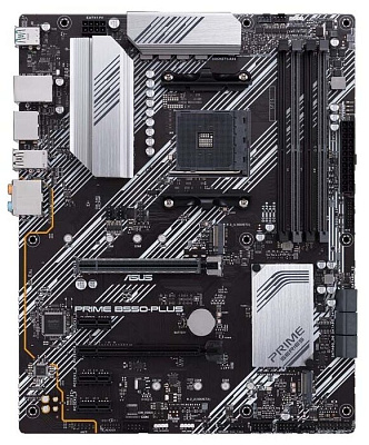 Материнская плата ASUS PRIME B550-PLUS, Socket AM4, 4xDDR4 (4400 OC) ATX (PRIME B550-PLUS)