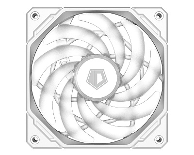 Вентилятор для корпуса ID-Cooling NO-12015-XT ARGB Snow (ID-FAN-NO-12015-XT ARGB SNOW)