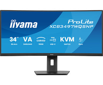 Монитор iiyama ProLite PL3497WQP 34" (XCB3497WQSNP-B1)