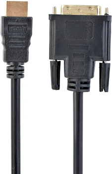 Кабель SVGA, DVI-D to DVI-D, m/m, Cablexpert, CC-DVIL-BK-10, 3.0м (CC-DVIL-BK-10)