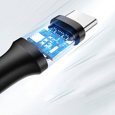 Кабель Ugreen US287, USB 2.0 - USB C, 0.25m  (60114)