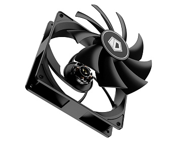 Вентилятор для корпуса ID-Cooling FL-12025K, 12cm, Black (FL-12025K)