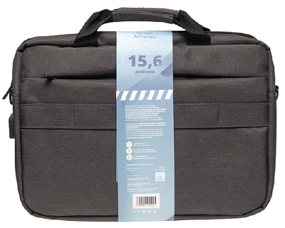 Сумка для ноутбука 15.6" Deluxe Athenes (A7955), Gray, полиэстер (ATHENES (A7955))