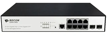 Коммутатор BDCOM S2500-8P2S (S2500-8P2S)
