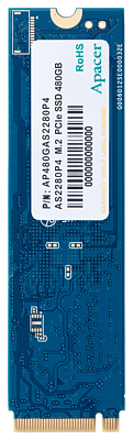 Твердотельный накопитель  256GB SSD Apacer, M.2 2280, R1800MB/s, W1100MB/s, AP256GAS2280P4-1 (AP256GAS2280P4-1)