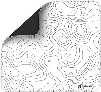 Коврик для мыши Attack Shark CM02 White Contour line (CM02 White Contour)