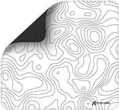 Коврик для мыши Attack Shark CM02 White Contour line (CM02 White Contour)