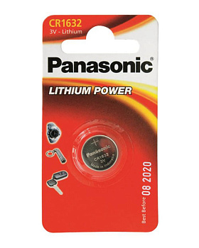 Батарейка дисковая литиевая PANASONIC CR-1632/1B (CR-1632EL/1B)