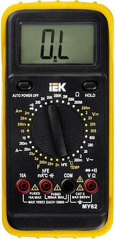 Мультиметр цифровой PROFESSIONAL MY62 IEK (TMD-5S-062)