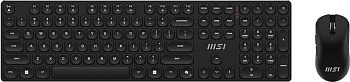 Комплект Клавиатура + Мышь MSI Forge K210 Wireless Combo, Черный (FORGE K210 W COMBO RU)