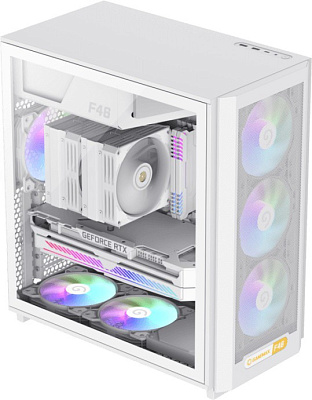 Корпус GameMax F46 WH - White (1116-4046R0003)