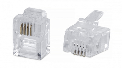 Коннектор RJ-11 6P4C для телефона (RJ-11 Noname Connector)