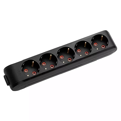 Удлинитель VIKO Multi-Let 5 х 5м черный, заземление (90134505)