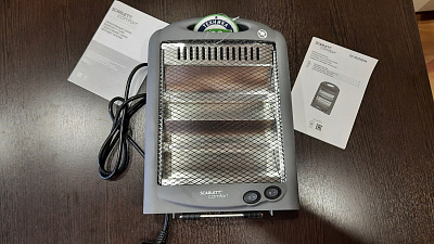Обогреватель Scarlett SC-IR250D04, 600Вт, инфракрасный, Grey (SC-IR250D04)