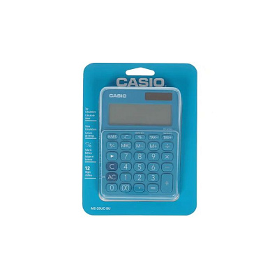 Калькулятор настольный CASIO MS-20UC-BU-W-EC (MS-20UC-BU-W-EC)