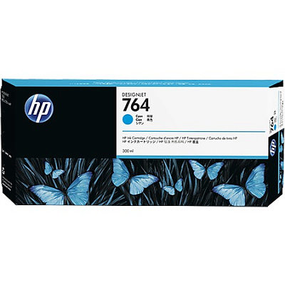 Картридж HP 764, голубой / 300мл (C1Q13A)