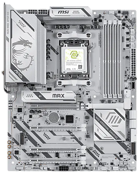 Материнская плата MSI MAG B850 GAMING PLUS MAX WIFI - Белая (MAG B850 GAMING PLUS MAX WIFI)