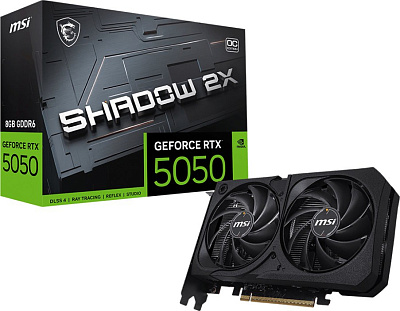 Видеокарта MSI GeForce RTX 5050 8G SHADOW 2X OC (G5050-8S2C)