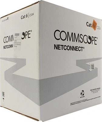 Кабель линейный COMMSCOPE UTP/LSZH/4пары/кат.6/305м/белый (884032314/10)