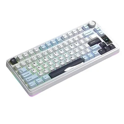 Клавиатура AULA S75 Pro Light Blue+White+Black-Purple (S75 PRO Light Blue+White+Black-Purple)