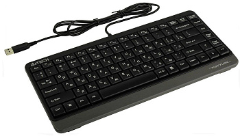 Клавиатура A4Tech Fstyler FK11, Slim, Multimedia, Black-Gray, USB (FK11(BLACK-GRAY))