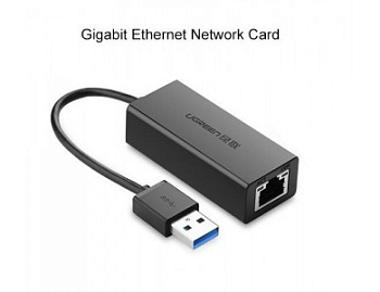 Конвертер сигнала UGREEN CR111 USB 3.0 Gigabit Ethernet Adapter (Black) (20256)
