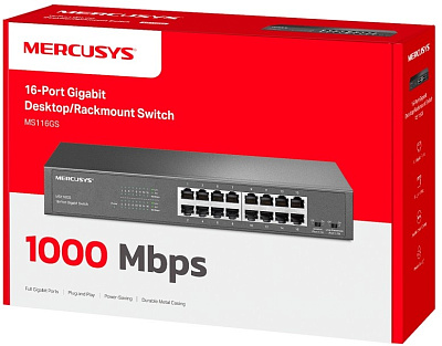 Коммутатор Mercusys MS116GS (MS116GS(UN))
