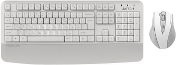 Клавиатура+мышь беспроводная A4tech Fstyler FG2500S Plus - White (A4T FG2500SPlus White)