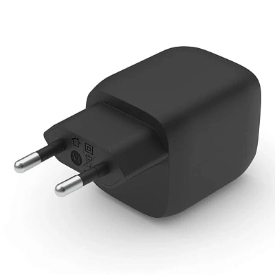 45W PD PPS Dual USB-C GaN Charger Black (WCH011vfBK)