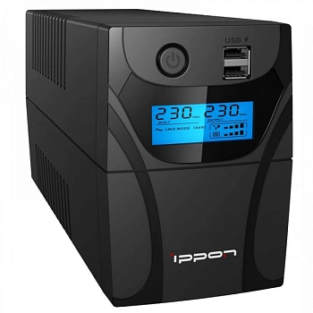 Источник бесперебойного питания UPS Ippon Back Power Pro II Euro 850, 850VA, 480W (1005575)
